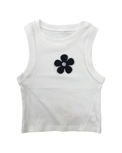 Petals Cropped Tank