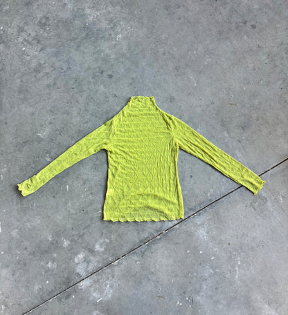 Flower Links Mesh Top