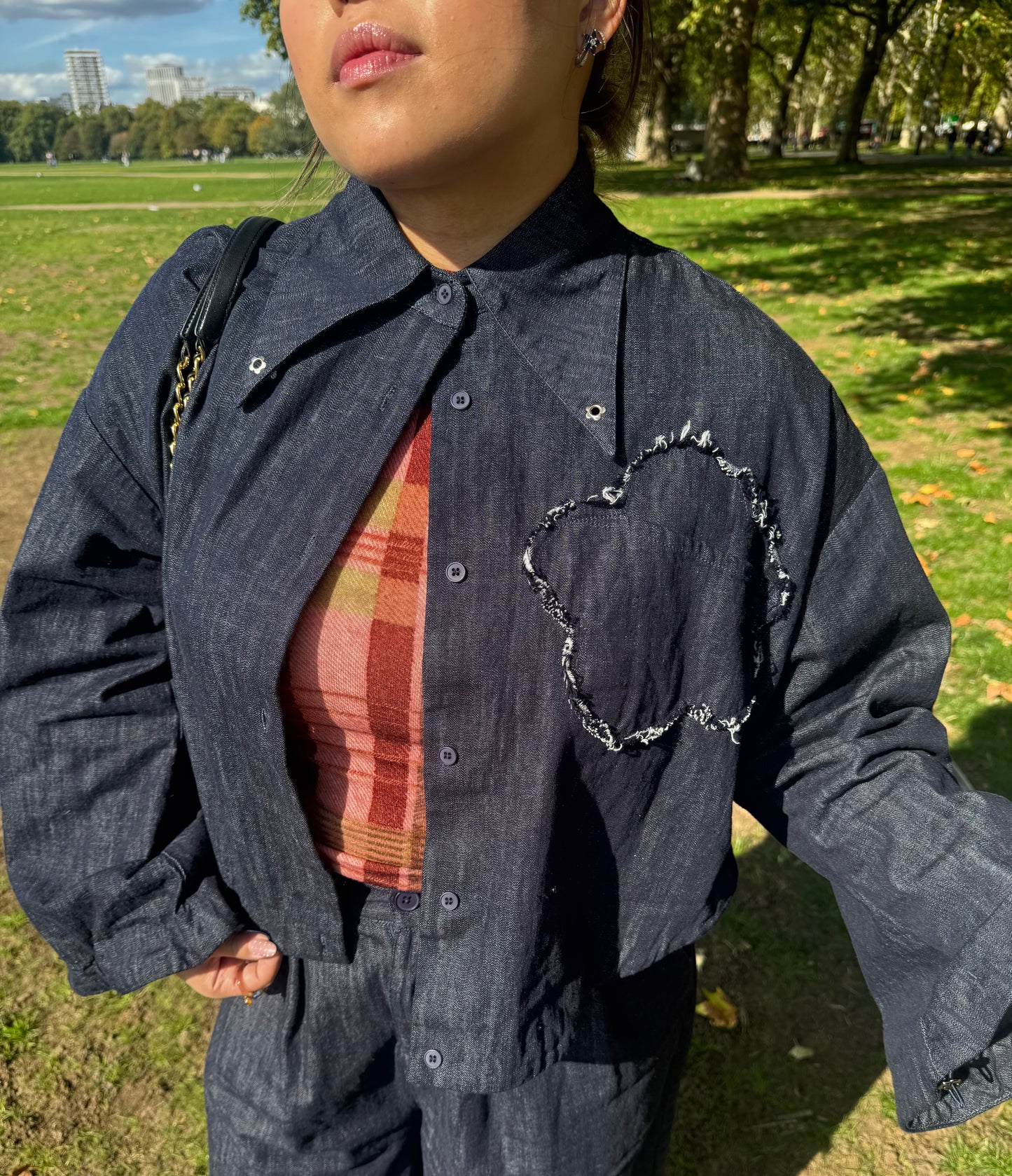 Denim Flower Power Set