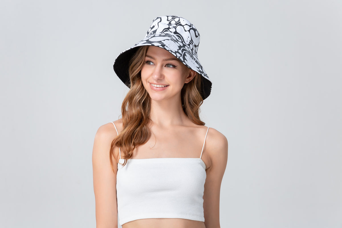 Mary Lo- Wobbly Plants Reversible Bucket Hat Your Mind is a Garden Reversible Bucket Hat – Mari main image 3